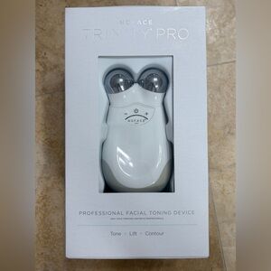 NuFace Trinity Pro Device - White and Silver